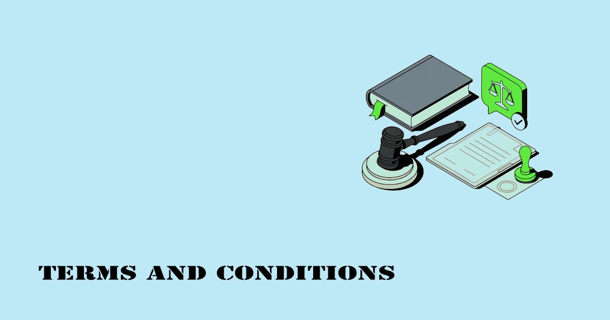Designed Image with 'Terms and Conditions – Website Usage Rules & Policies' text on it.